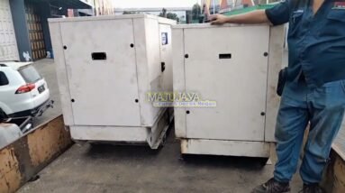 lanjut kita bawa 5 unit ganset silent dari pergudangan Mega Trans Center tanjung morawa