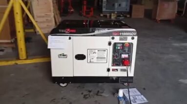 Tes Beban Genset Silent 10 KVA Tsuzumi TDG 11000 SDV | Genset Solar 8000 Watt 0878.0104.0101