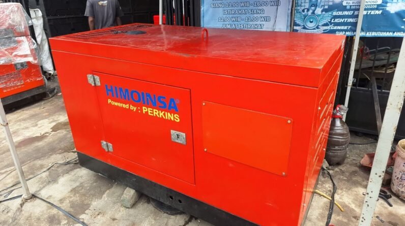 GENSET SILENT BUILD UP 22,5KVA PERKINS STAMFORD TEST BUAT HAJATAN