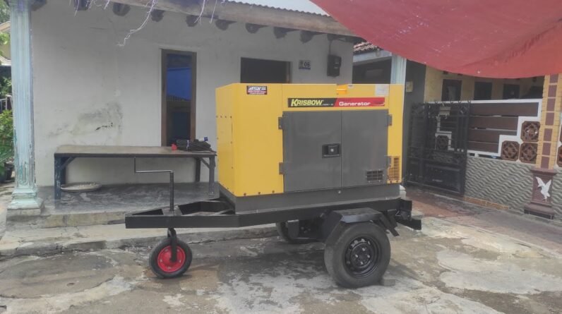 GENSET SILENT KRISBOW + TRAILER KIRIM KE PASURUAN