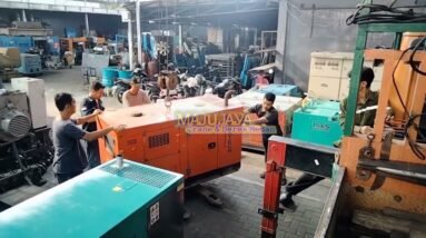 lanjut bongkar muatan ganset kita guys