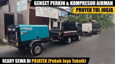 Sewa Genset, Sewa Kompresor proyek TOL JOGJA, Ready di POJATEK